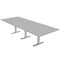 Skutchi Designs 45 in W, 144 in L, 29 in H, Engineered Wood Top, Grey HAR-REC-48x143-T-XD01 - alternate 1